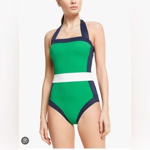 Boden halter one piece swimsuit